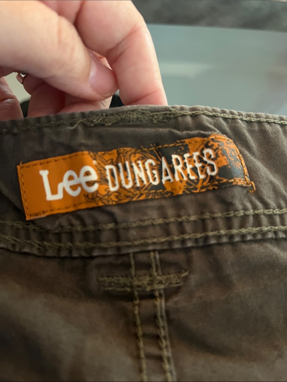 Lee Dungarees Brown Cargo Shorts